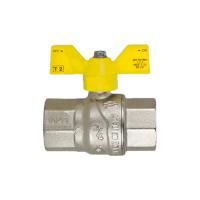 Кран газ 3/4" г/г, бабочка "FUTURGAS"