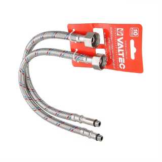 Комплект гибкой подводки VALTEC для смесителя М10х18+М10х35 - G1/2" 50см