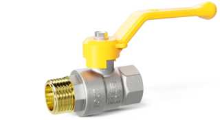 Кран шаровой газовый LD PRIDE GAS 1/2" Вн.-Нр. ручка
